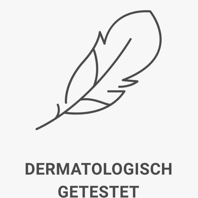 Logo, Dermatologisch getestet